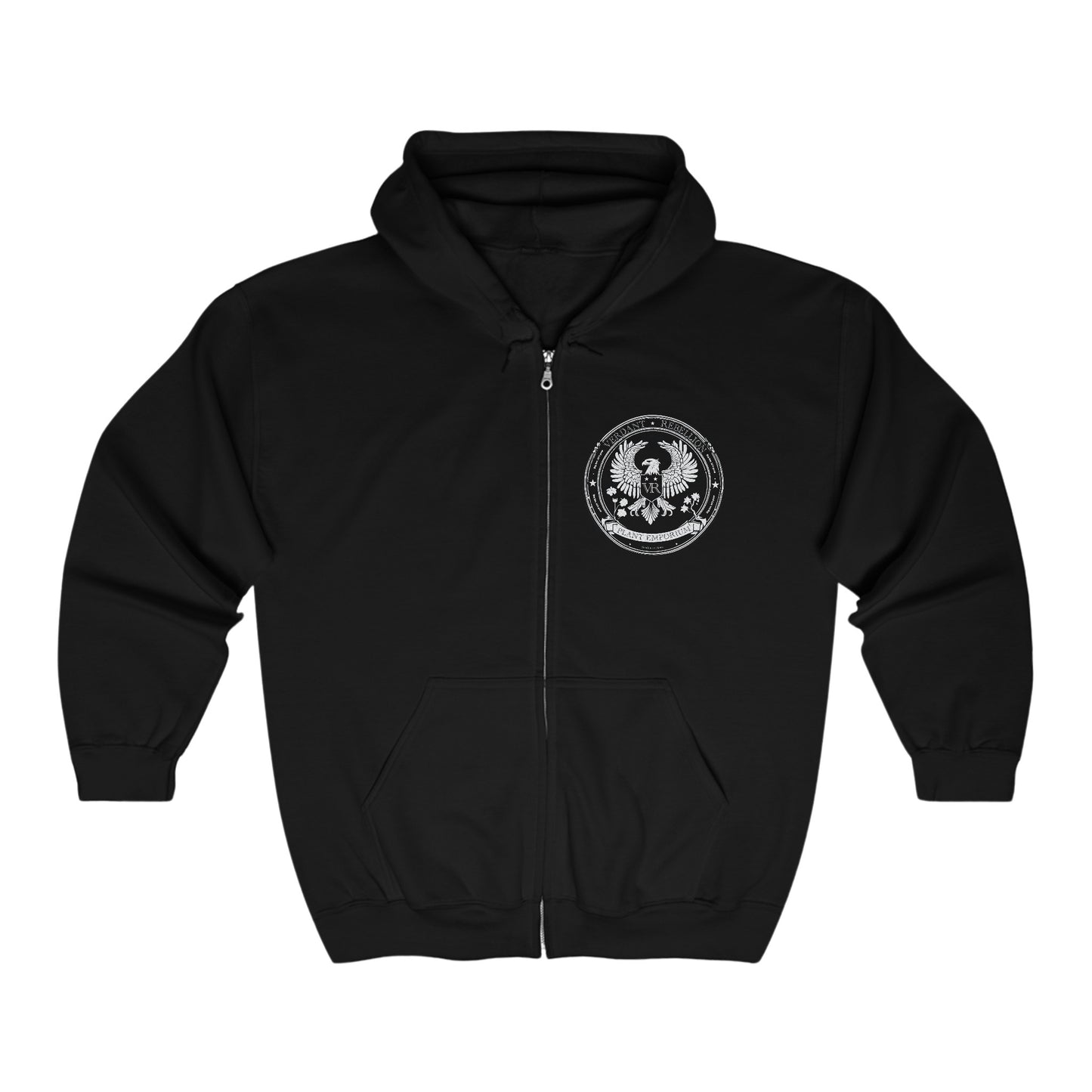 Verdant Rebellion Unisex Heavy Blend™ Full Zip Hooded Sweatshirt